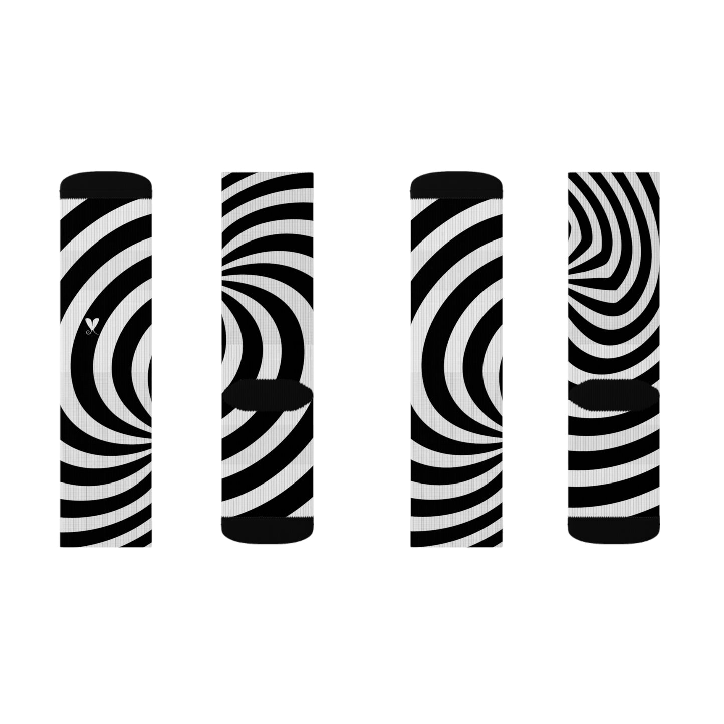 Signal Lock: Calcetines Resonance, calzado de sublimación único, calcetines con estampado vibrante, diseño geométrico vintage y moderno, regalo para hombres y mujeres, amantes de la moda.