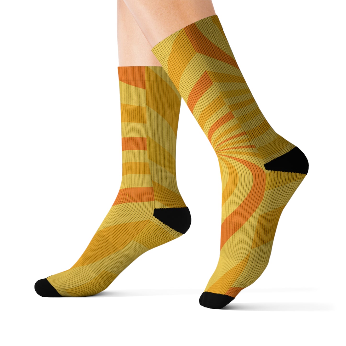 Signal: Burst – Lustige und lebendige Sublimationssocken, einzigartiges Design, tolle Geschenkidee, farbenfrohes Schuhwerk,