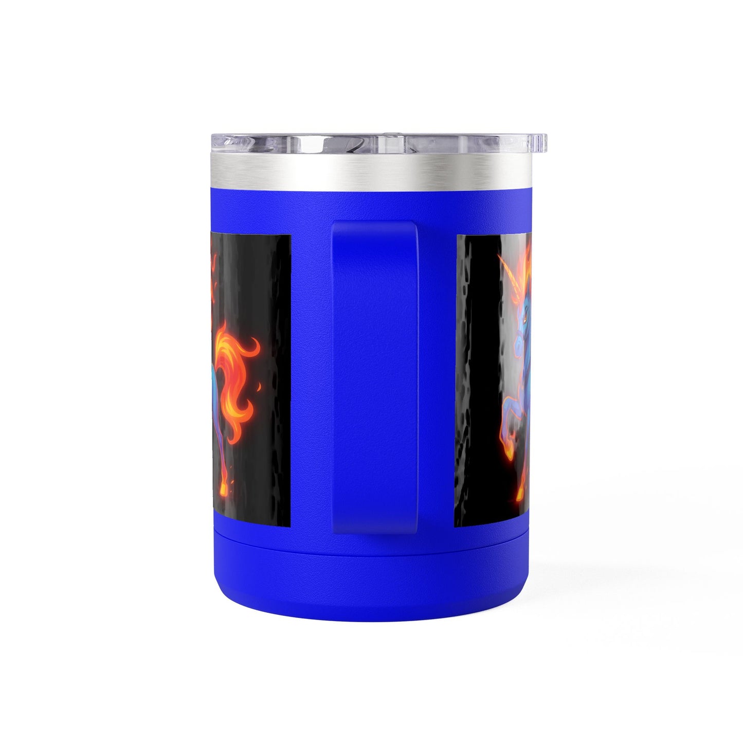 Fiya Unicorn Coffee Mug Tumbler 15oz, stainless steel, Double-wall insulated, Polar Camel