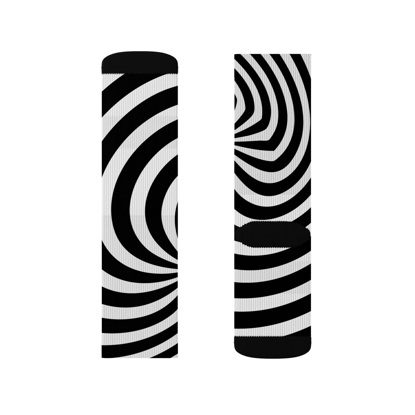 Signal: Directive Socks – Op Art Sublimation Socks, Psychedelic Funky Sockwear, Optical Illusion Stockings, Retro Print Sox, Geometric Pattern Novelty Footwear