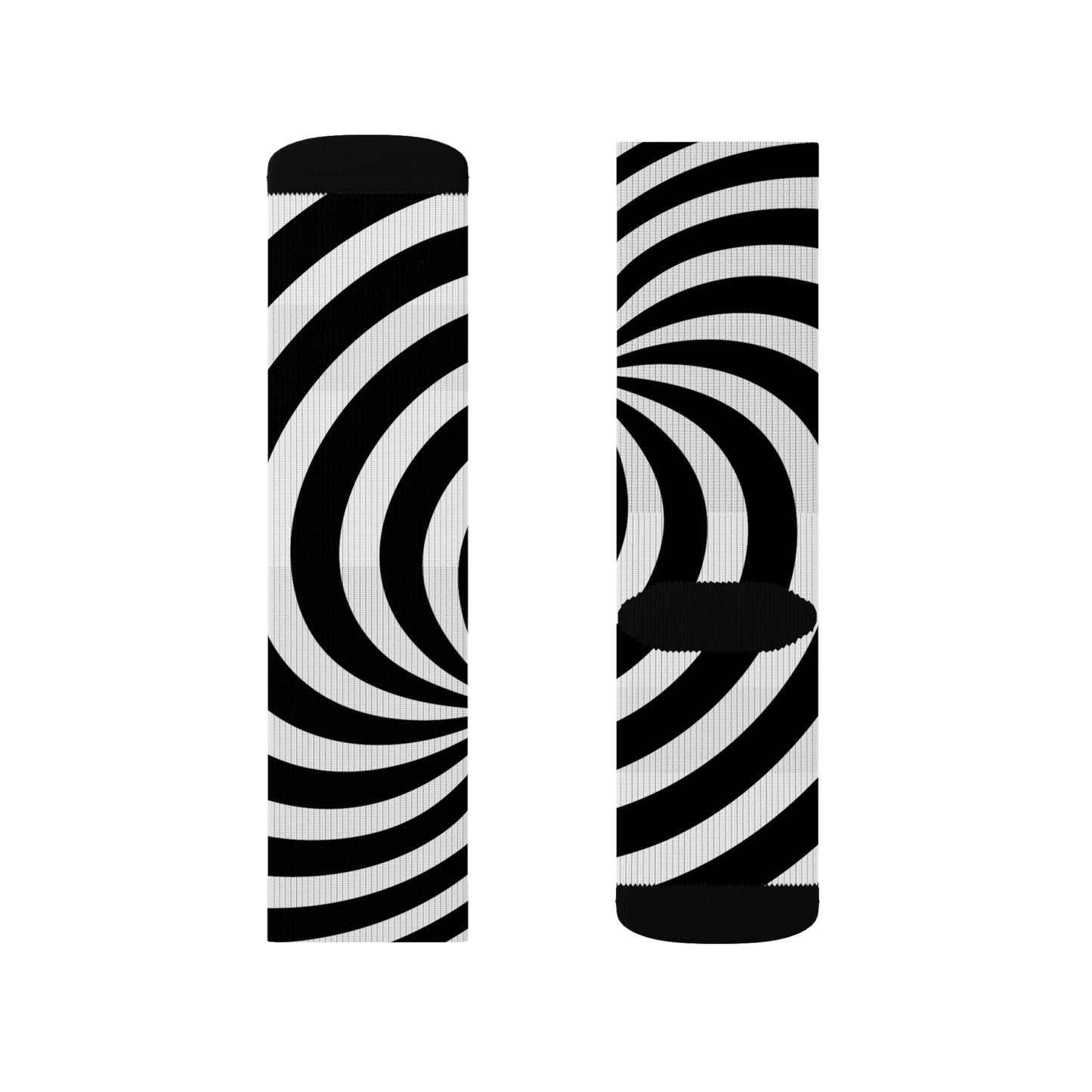 Signal: Directive Socks – Op Art Sublimation Socks, Psychedelic Funky Sockwear, Optical Illusion Stockings, Retro Print Sox, Geometric Pattern Novelty Footwear