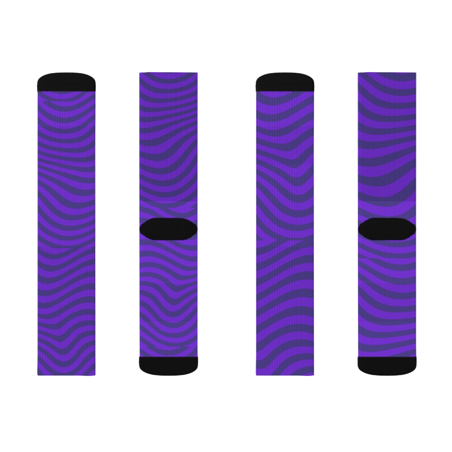 Señal: Calcetines UV: calzado de sublimación único, calcetines con estampado vibrante, regalo para hombres y mujeres