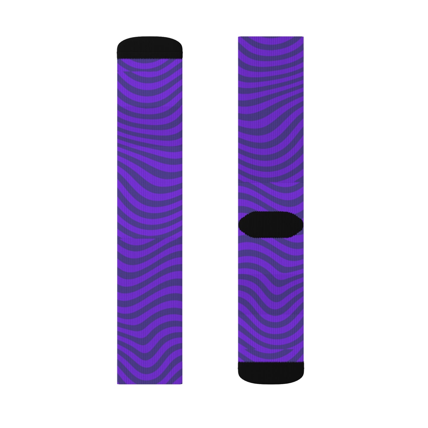 Señal: Calcetines UV: calzado de sublimación único, calcetines con estampado vibrante, regalo para hombres y mujeres