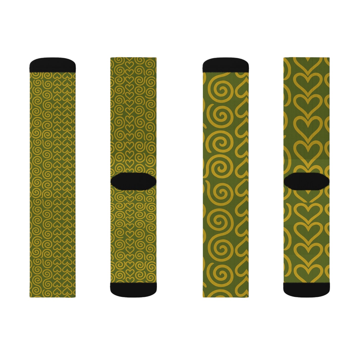 Signal Lock: Calcetines Resonance, calzado de sublimación único, calcetines con estampado vibrante, diseño geométrico vintage y moderno, regalo para hombres y mujeres, amantes de la moda.