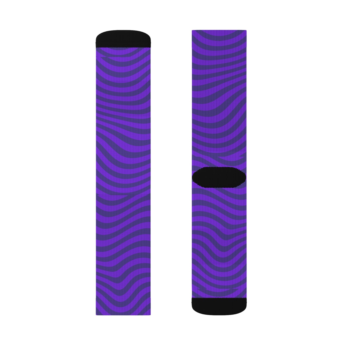 Señal: Calcetines UV: calzado de sublimación único, calcetines con estampado vibrante, regalo para hombres y mujeres