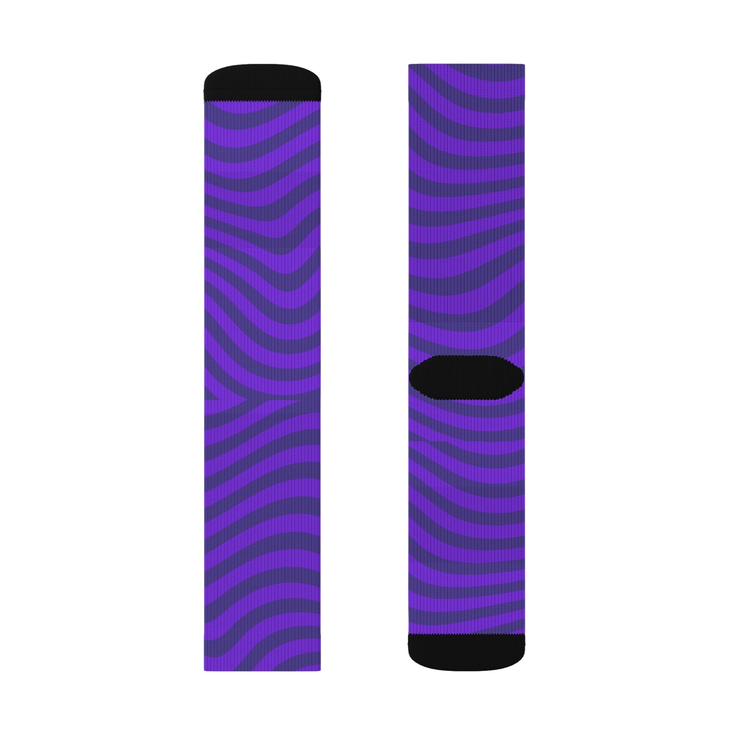 Señal: Calcetines UV: calzado de sublimación único, calcetines con estampado vibrante, regalo para hombres y mujeres