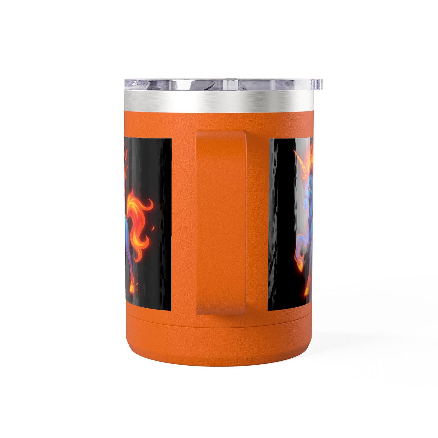 Fiya Unicorn Coffee Mug Tumbler 15oz, stainless steel, Double-wall insulated, Polar Camel