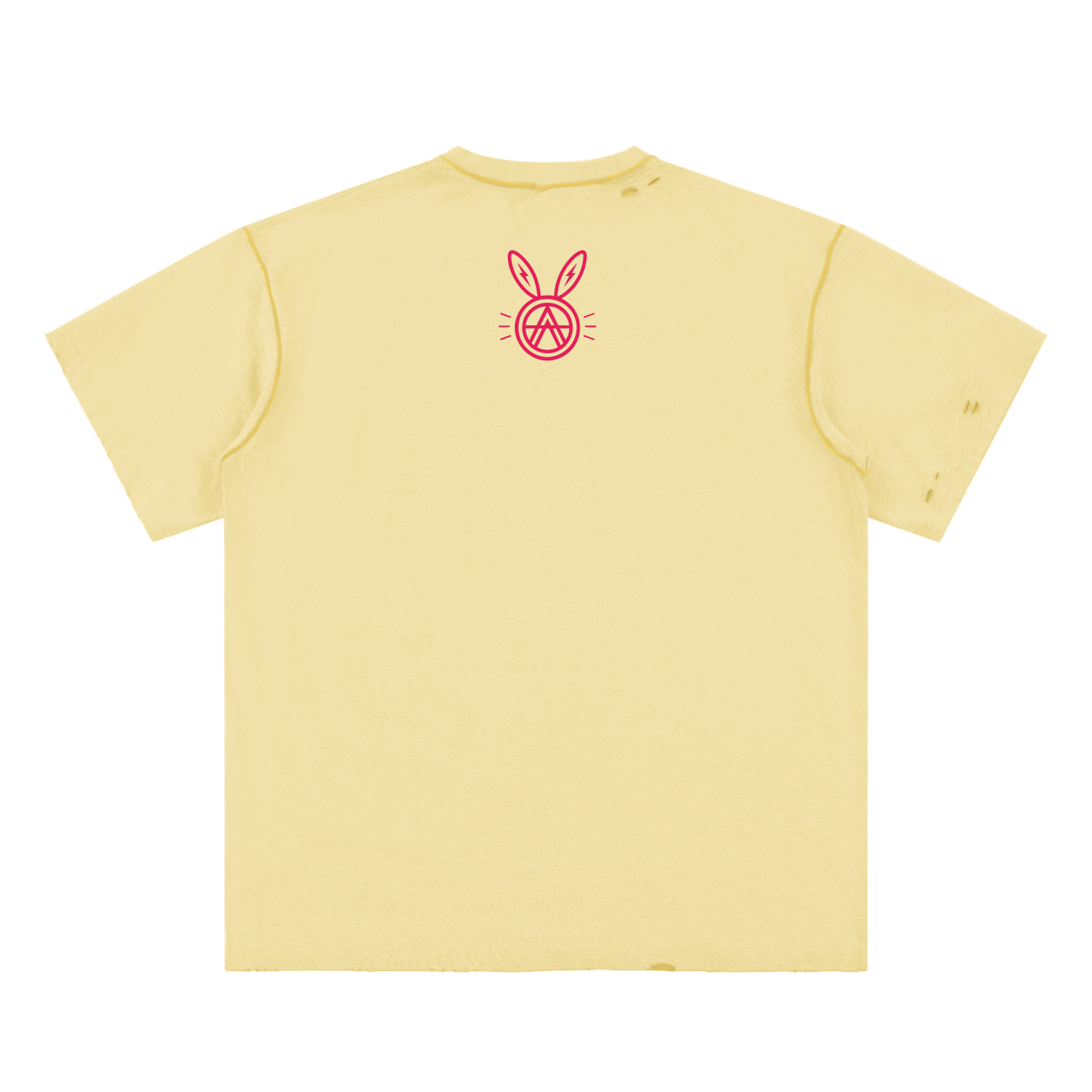 Hand-frayed Reversible T-shirt