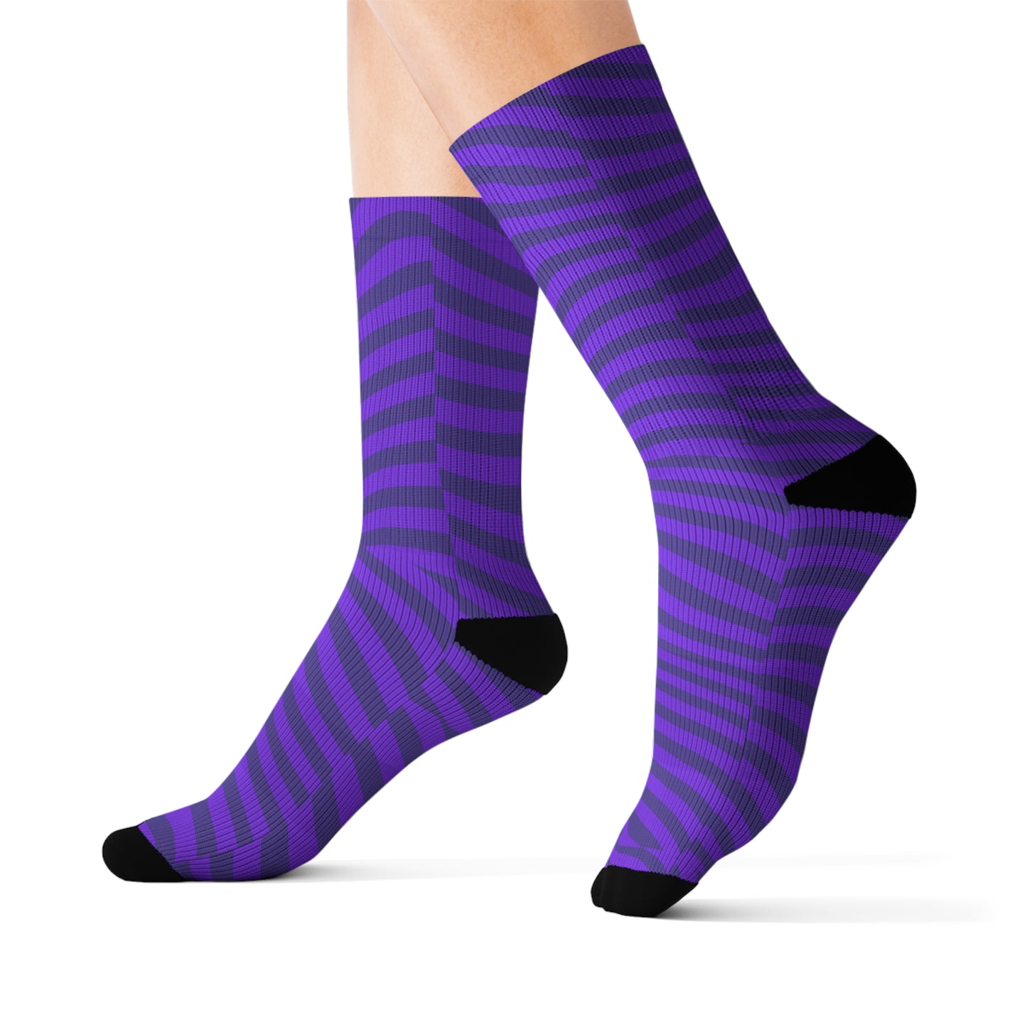 Señal: Calcetines UV: calzado de sublimación único, calcetines con estampado vibrante, regalo para hombres y mujeres