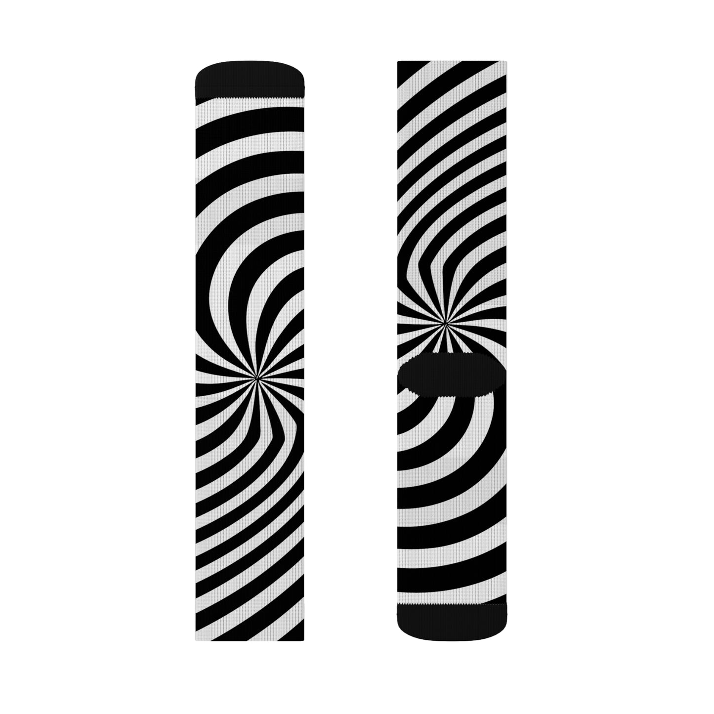 Signal: Directive Socks – Op Art Sublimation Socks, Psychedelic Funky Sockwear, Optical Illusion Stockings, Retro Print Sox, Geometric Pattern Novelty Footwear