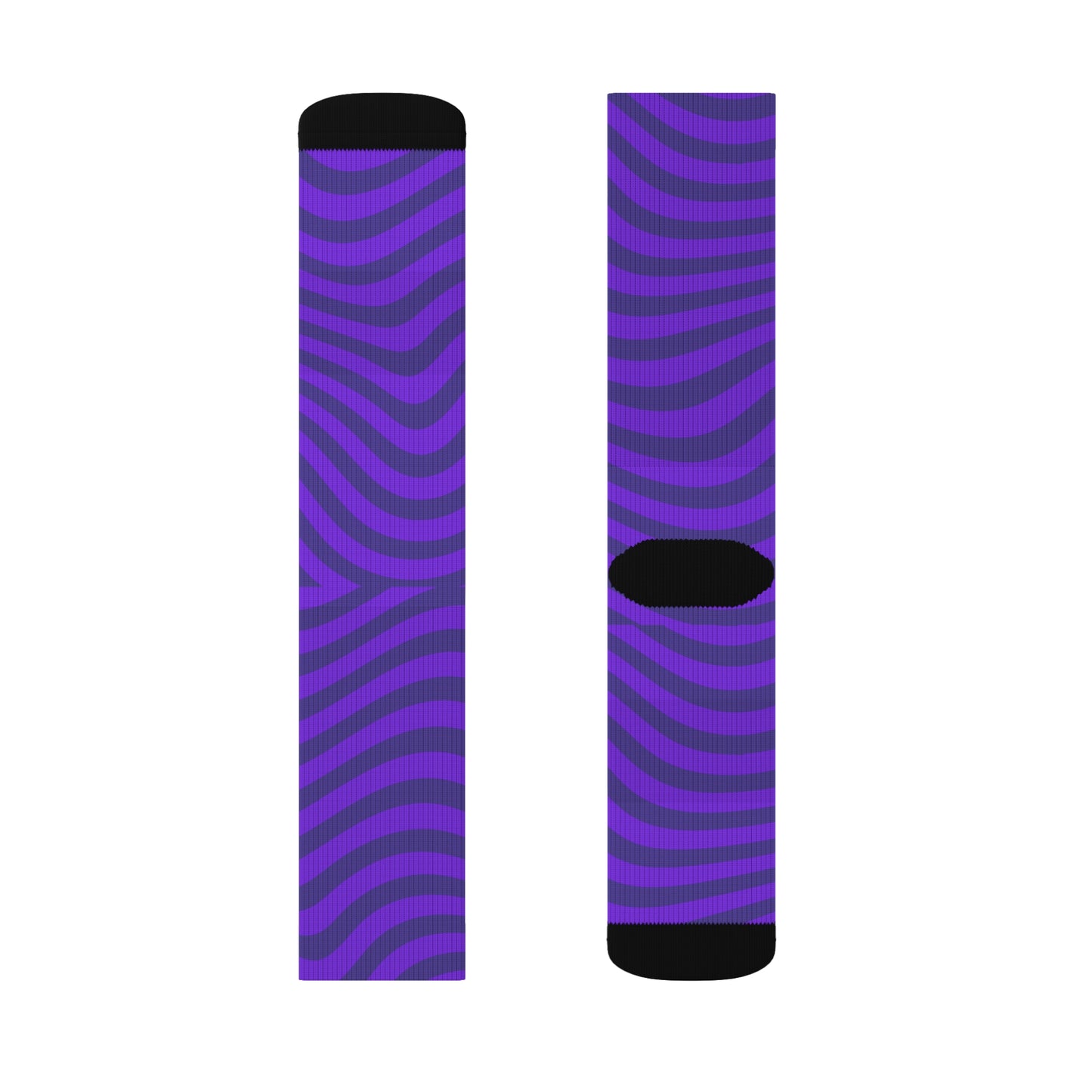 Señal: Calcetines UV: calzado de sublimación único, calcetines con estampado vibrante, regalo para hombres y mujeres