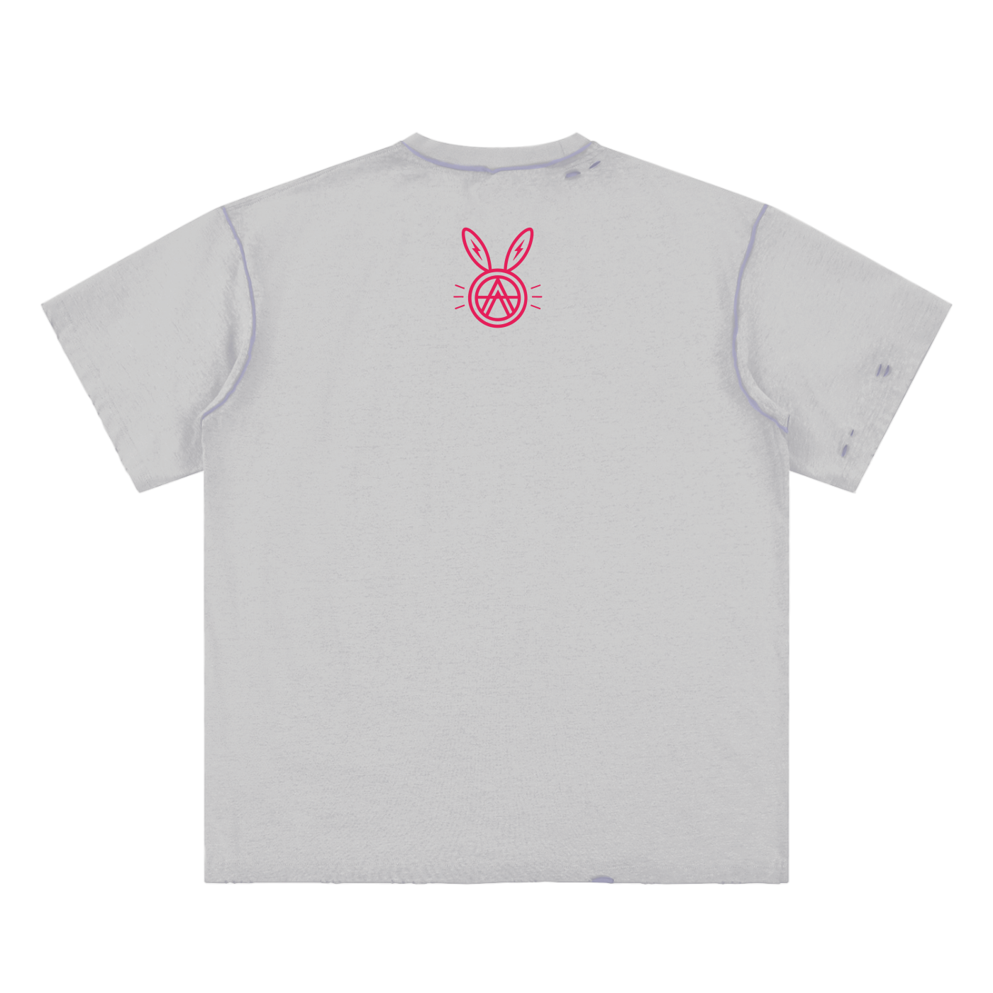 Hand-frayed Reversible T-shirt