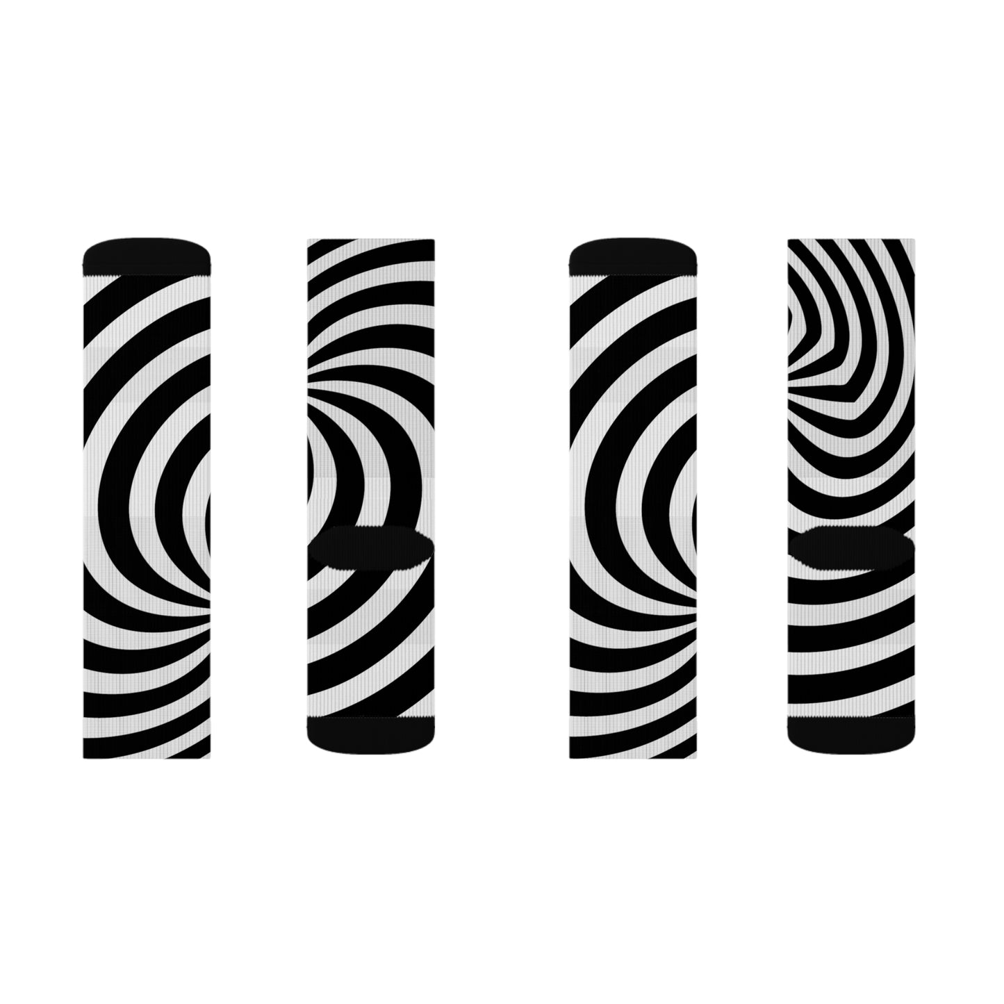 Signal: Directive Socks – Op Art Sublimation Socks, Psychedelic Funky Sockwear, Optical Illusion Stockings, Retro Print Sox, Geometric Pattern Novelty Footwear