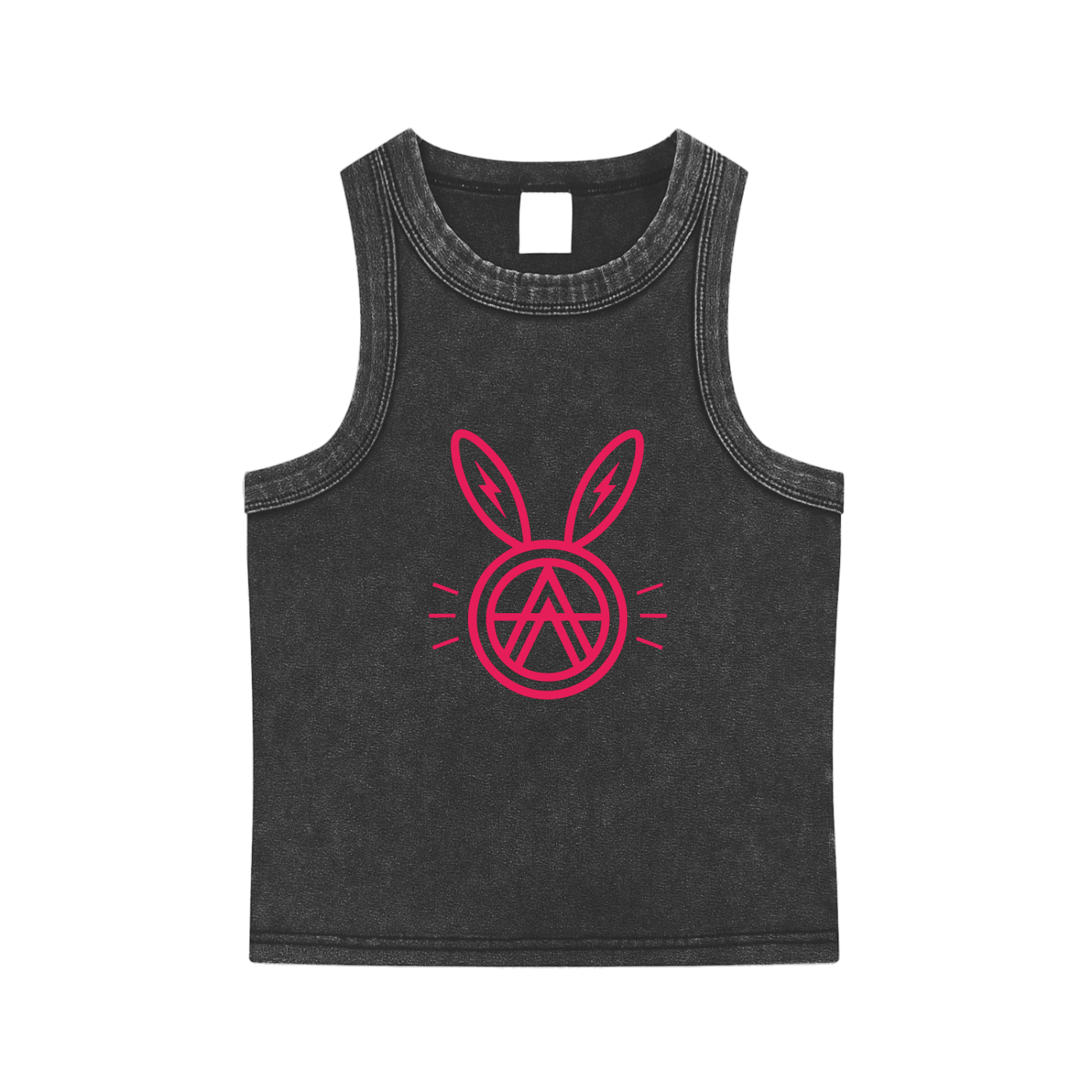 Bunny Anarchy Snow Washed Tank Top