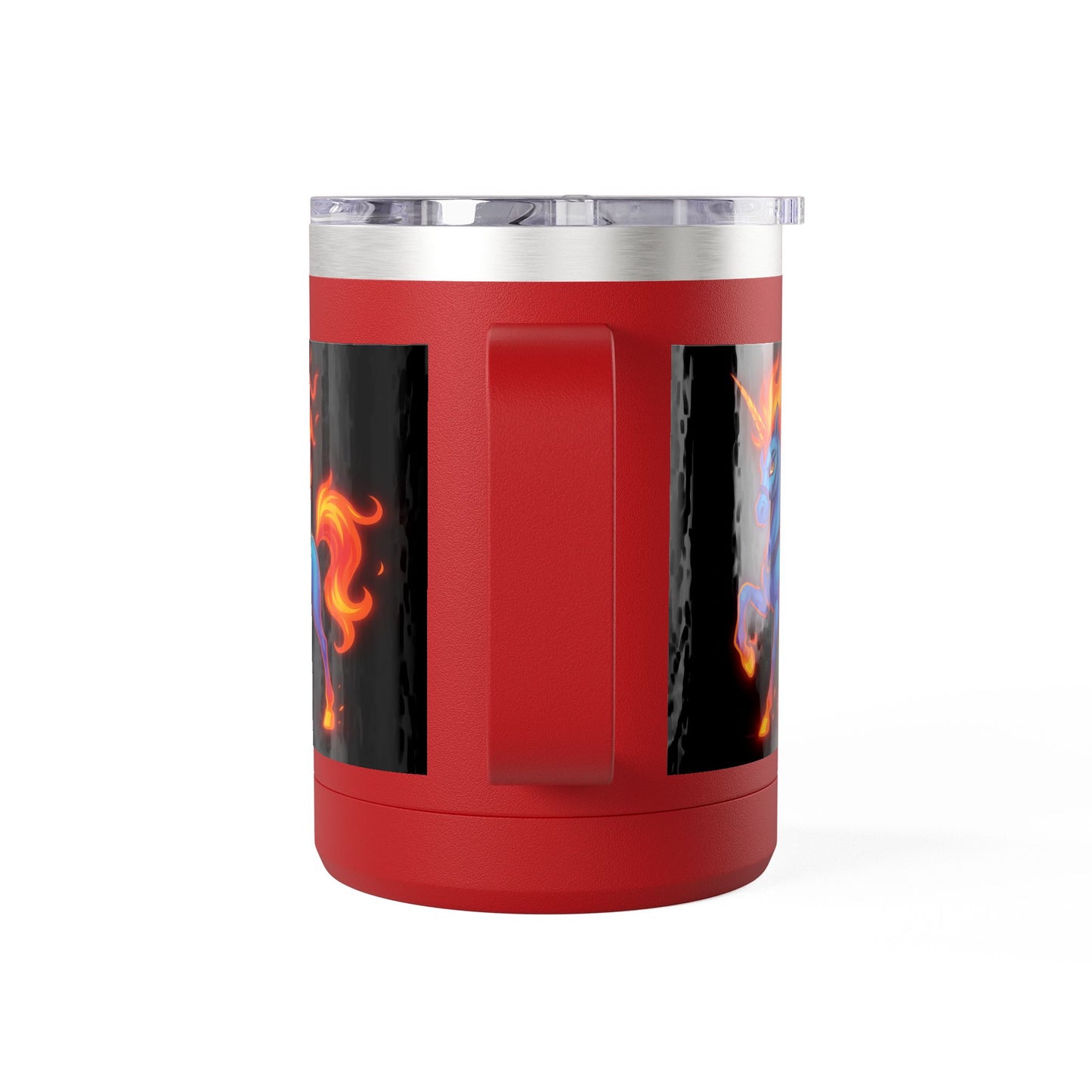 Fiya Unicorn Coffee Mug Tumbler 15oz, stainless steel, Double-wall insulated, Polar Camel