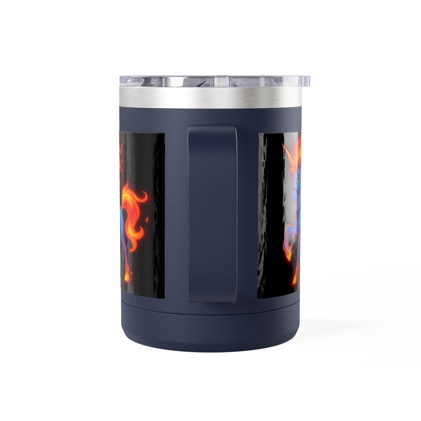 Fiya Unicorn Coffee Mug Tumbler 15oz, stainless steel, Double-wall insulated, Polar Camel