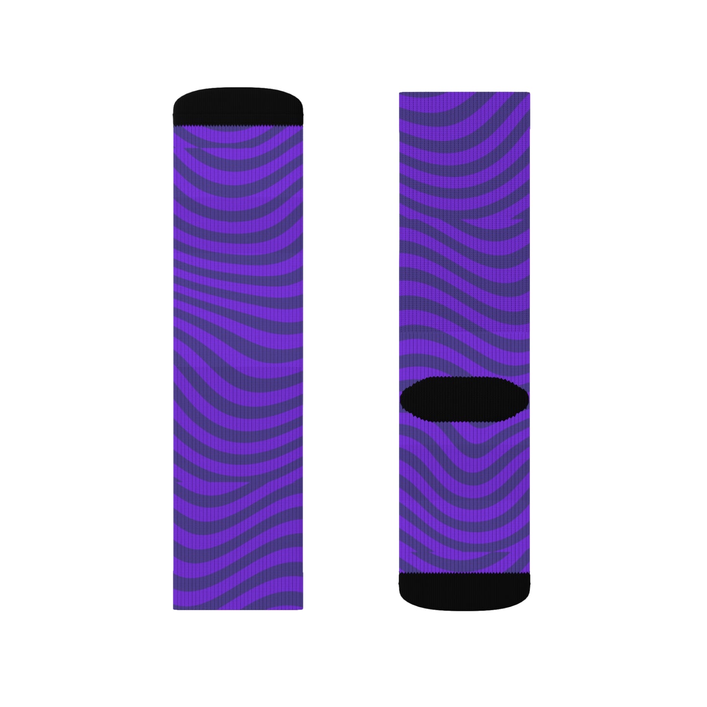 Señal: Calcetines UV: calzado de sublimación único, calcetines con estampado vibrante, regalo para hombres y mujeres