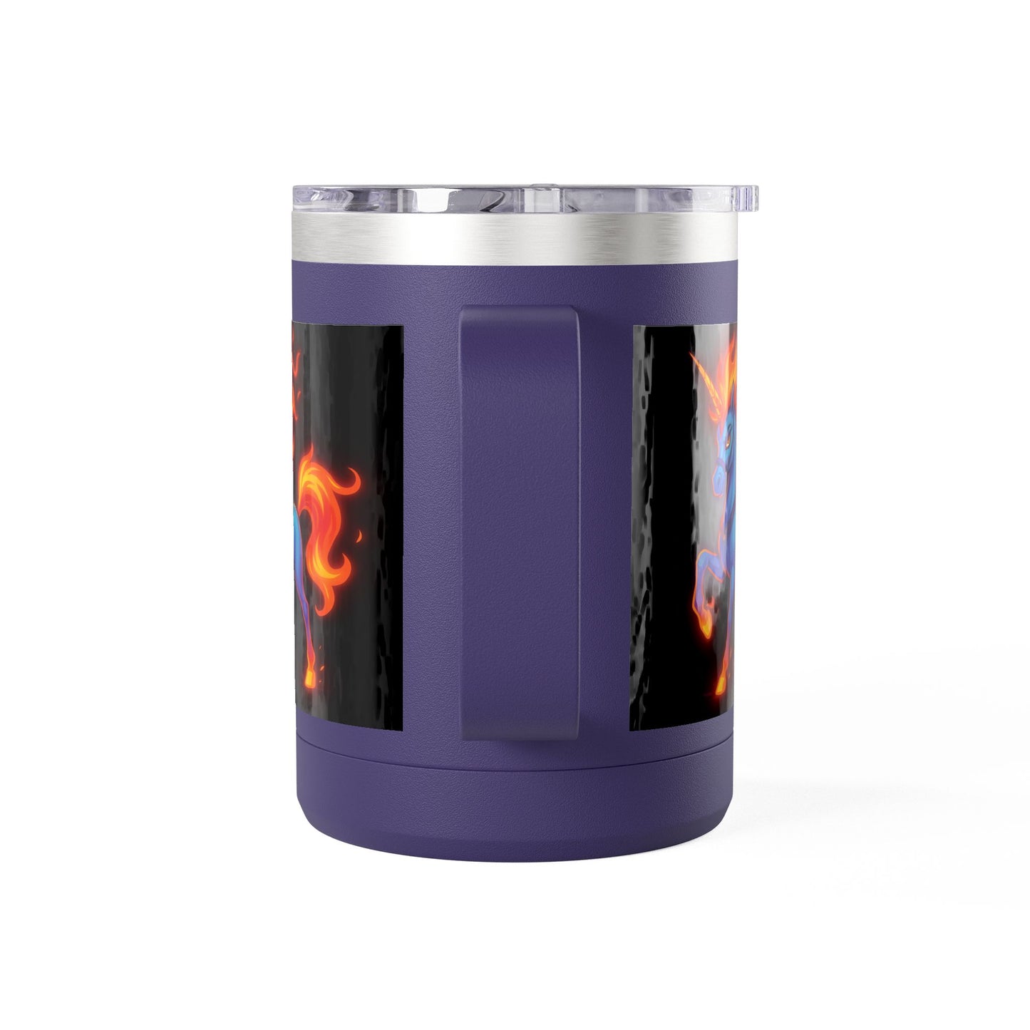 Fiya Unicorn Coffee Mug Tumbler 15oz, stainless steel, Double-wall insulated, Polar Camel