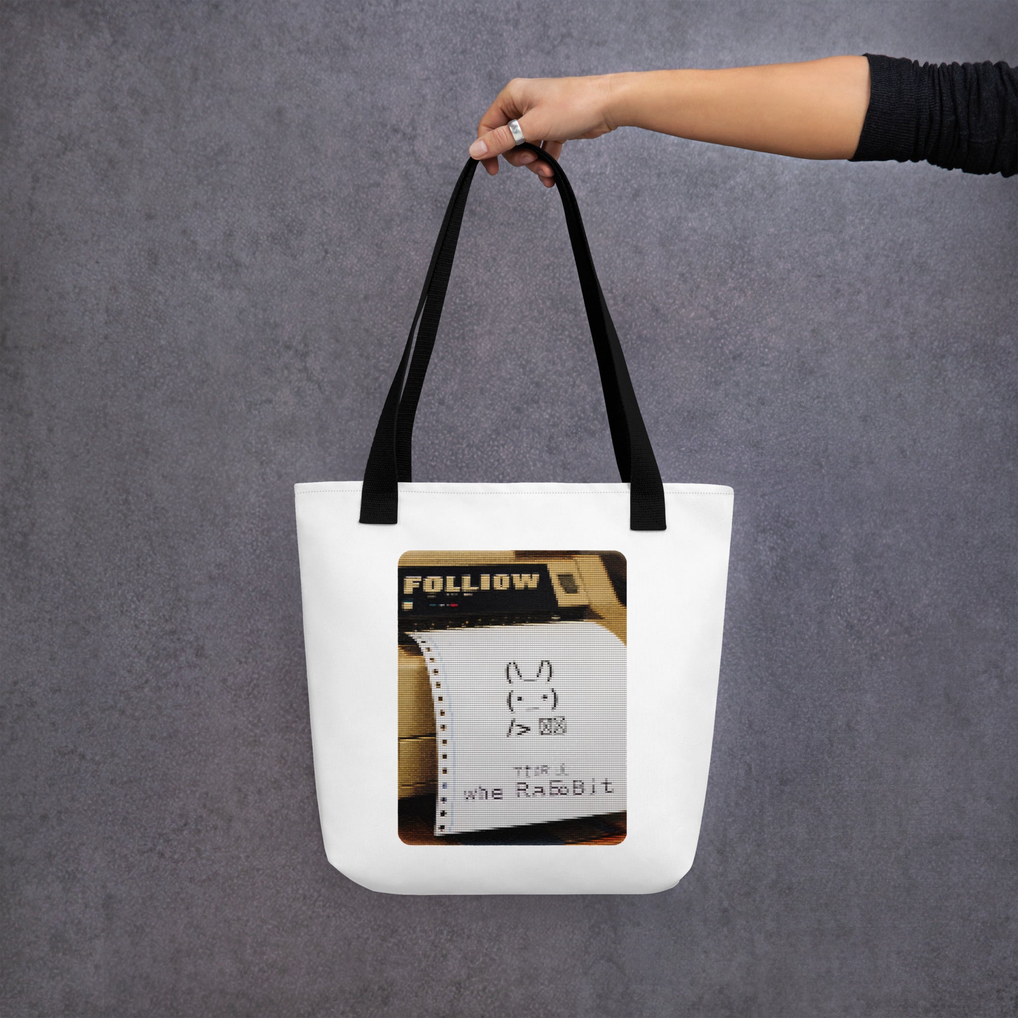 Dot Matrix Rabio Shack Tote bag
