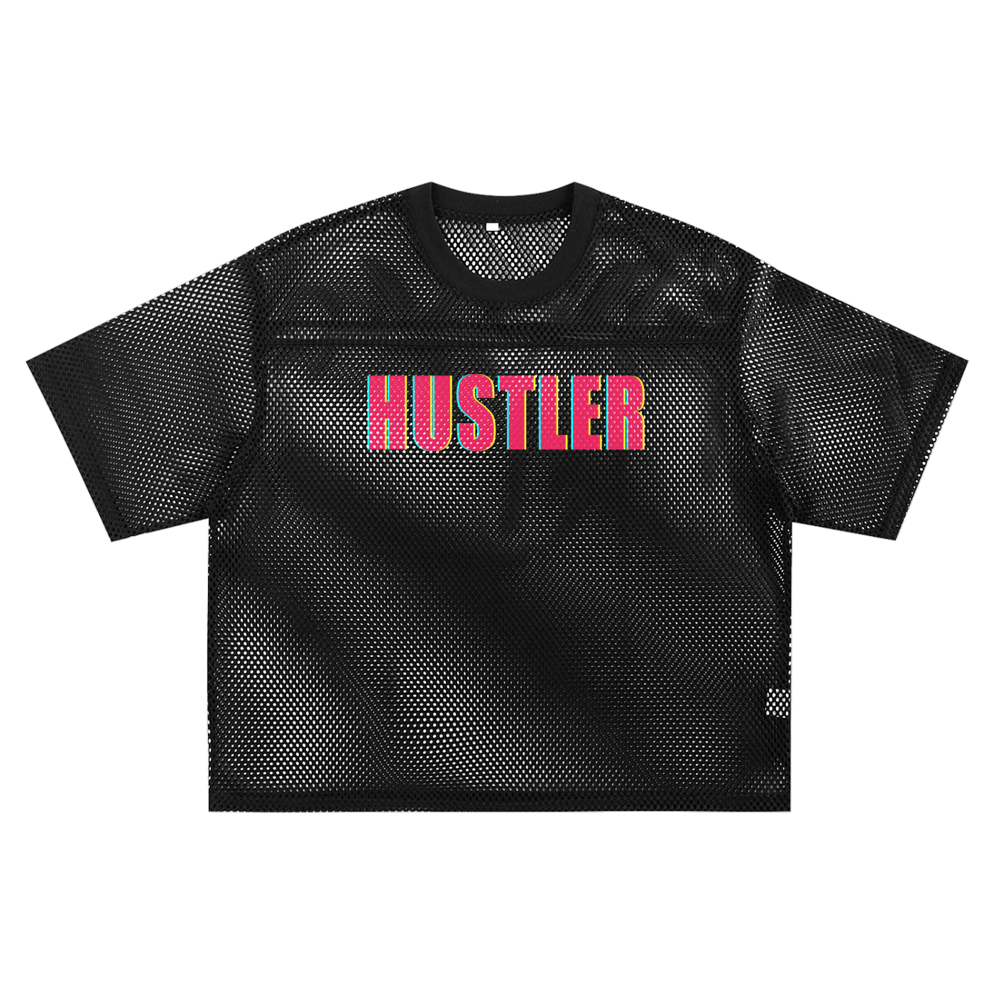 See-through Boxy Net T-shirt
