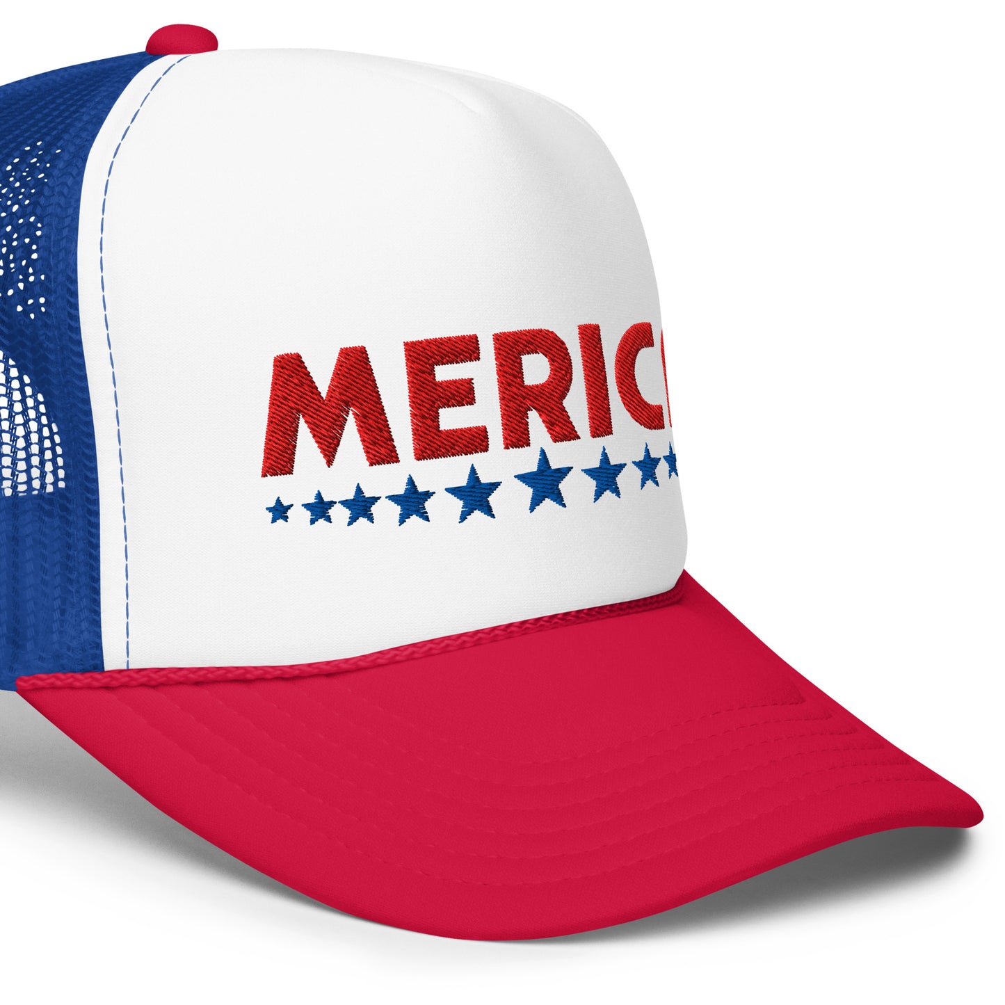 Merica Embroidered Foam trucker hat