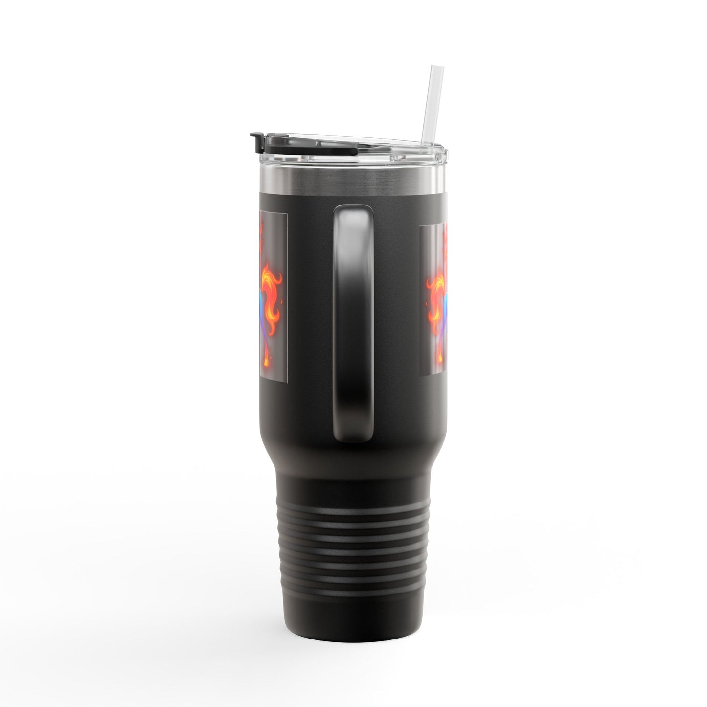 Travel Mug - Flaming Unicorn Design