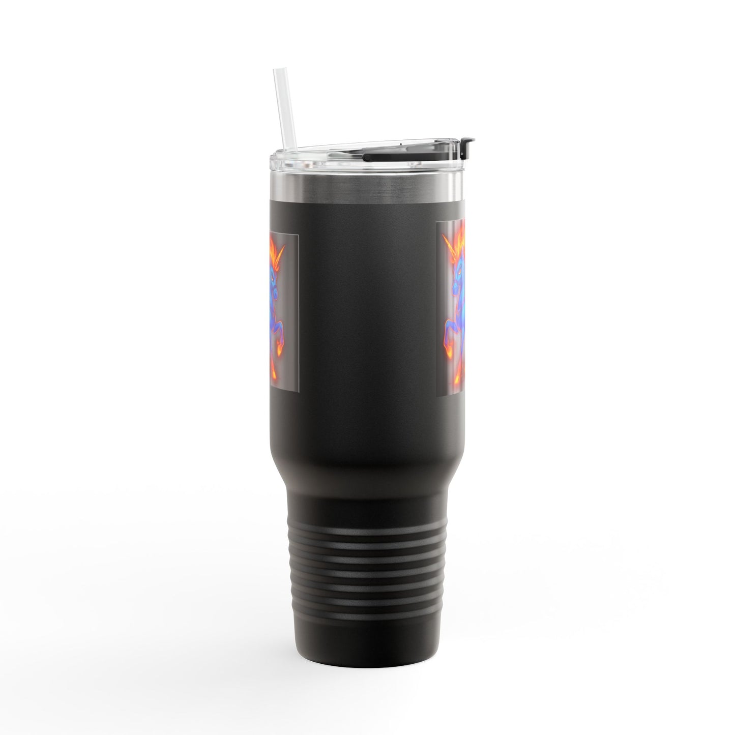 Travel Mug - Flaming Unicorn Design