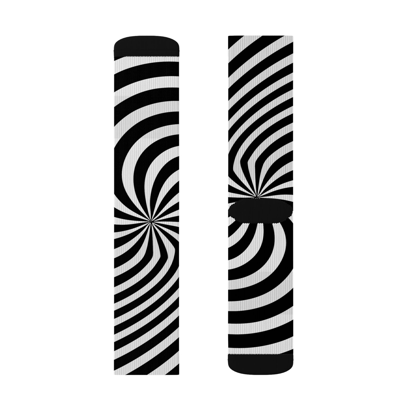 Signal: Directive Socks – Op Art Sublimation Socks, Psychedelic Funky Sockwear, Optical Illusion Stockings, Retro Print Sox, Geometric Pattern Novelty Footwear