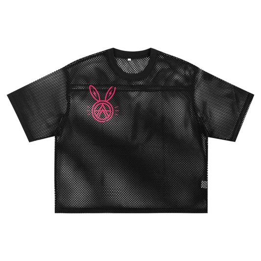 See-through Boxy Net T-shirt