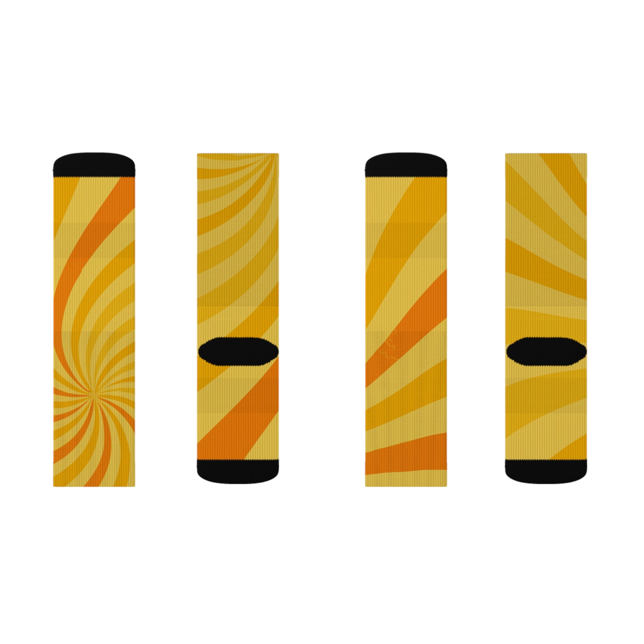 Signal: Burst - Fun and Vibrant Sublimation Socks, Unique Design, Great Gift Idea, Colorful Footwear,