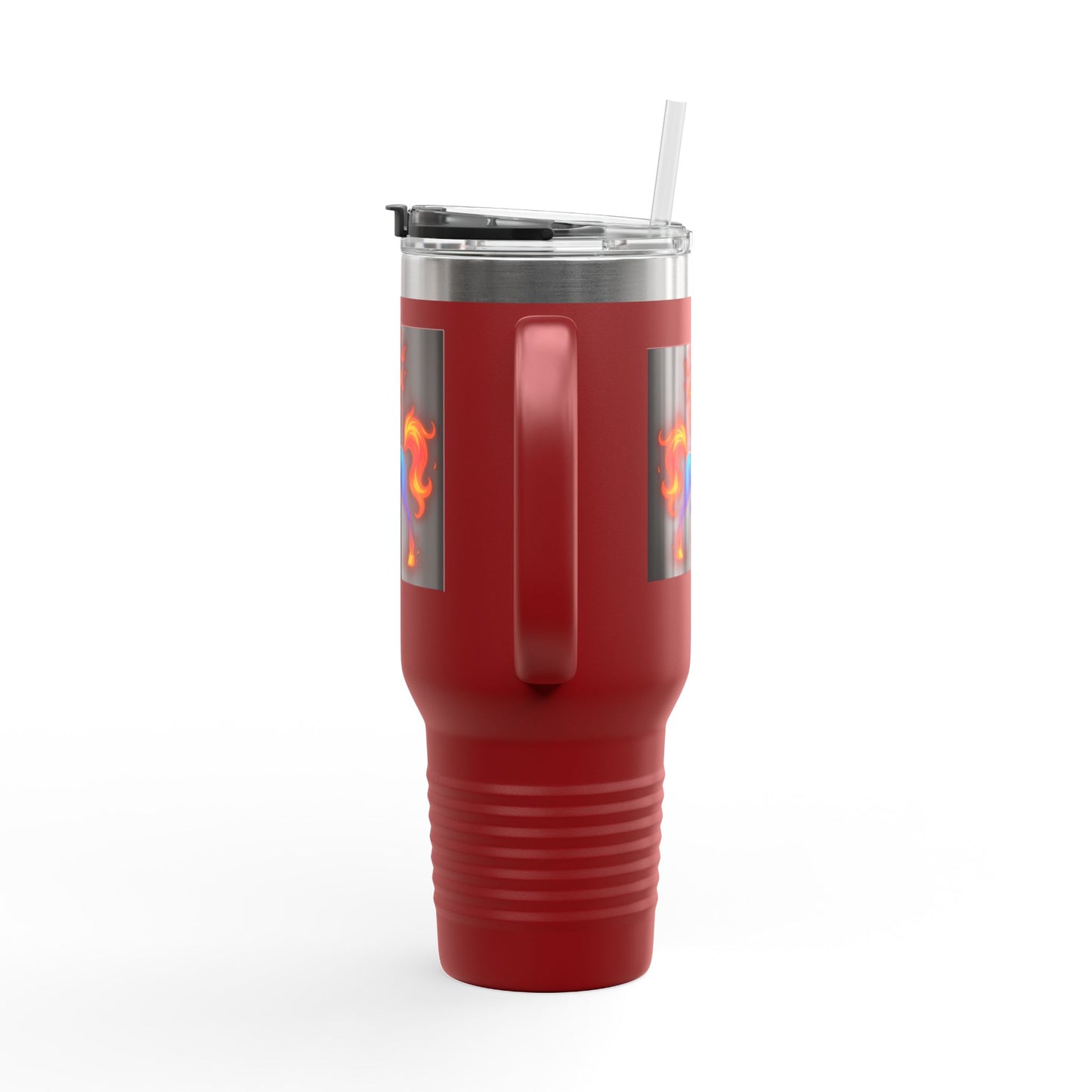 Travel Mug - Flaming Unicorn Design