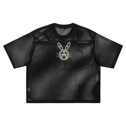 See-through Boxy Net T-shirt