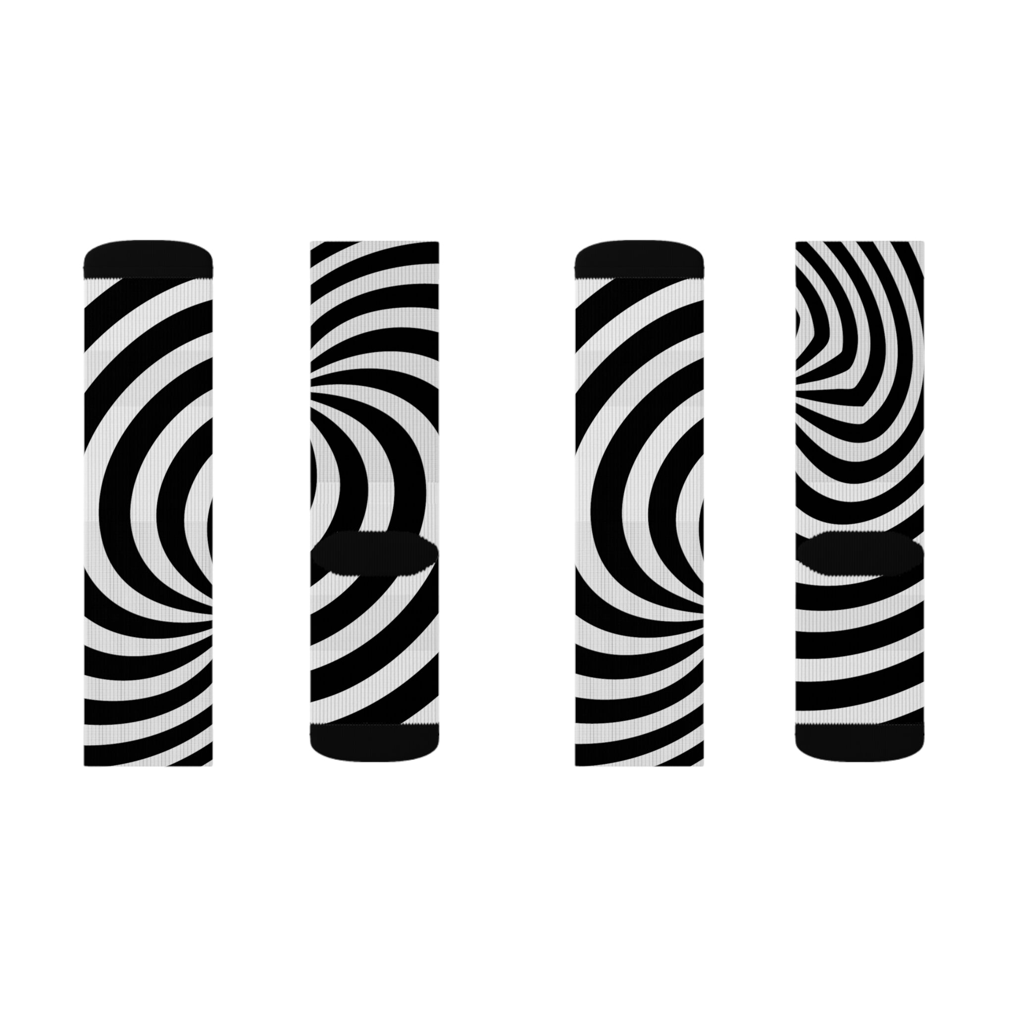 Signal: Directive Socks – Op Art Sublimation Socks, Psychedelic Funky Sockwear, Optical Illusion Stockings, Retro Print Sox, Geometric Pattern Novelty Footwear