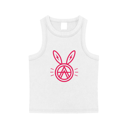 Bunny Anarchy Snow Washed Tank Top