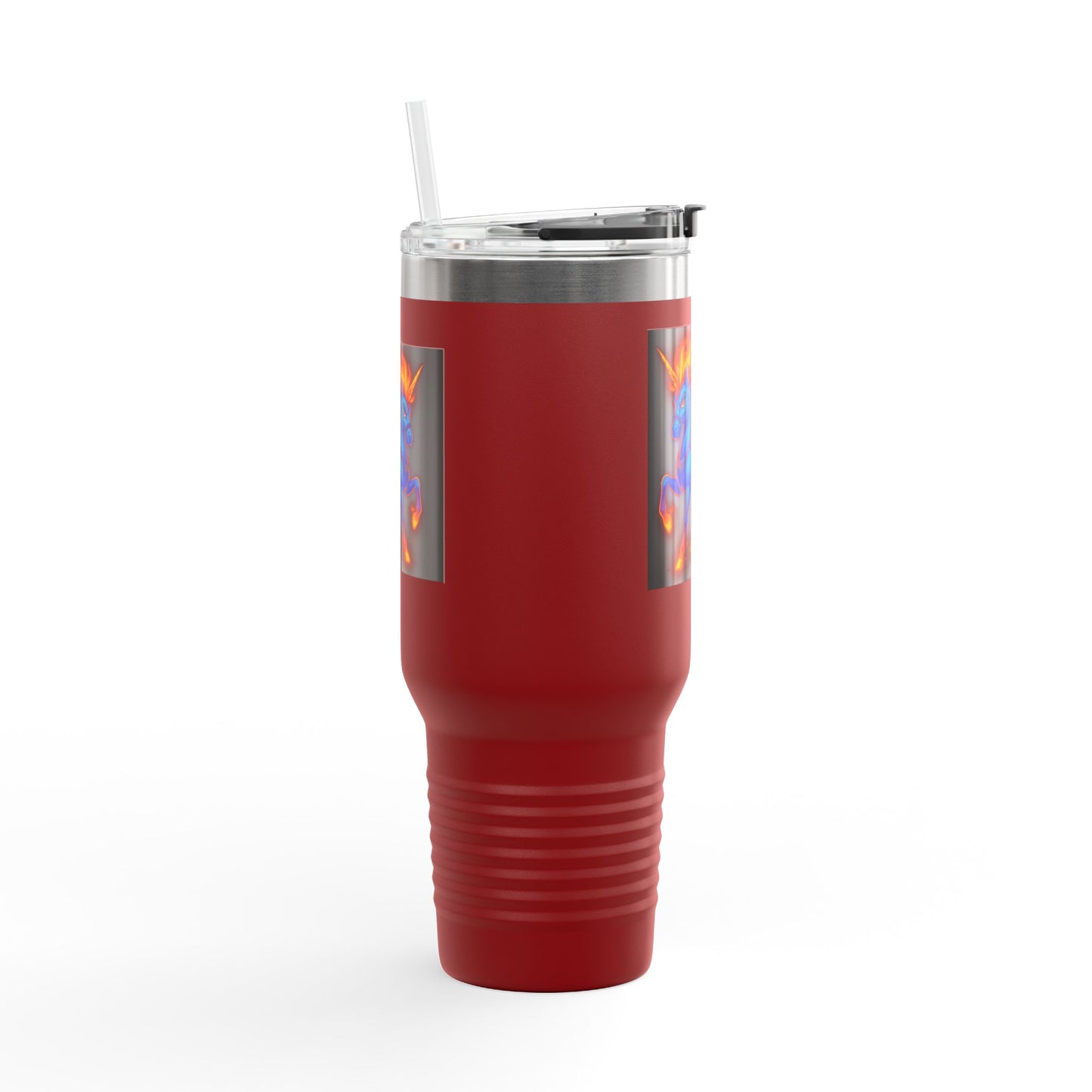 Travel Mug - Flaming Unicorn Design