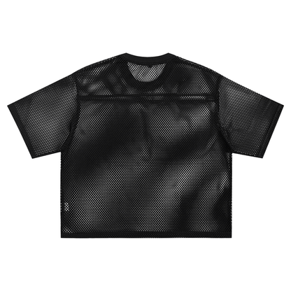 See-through Boxy Net T-shirt