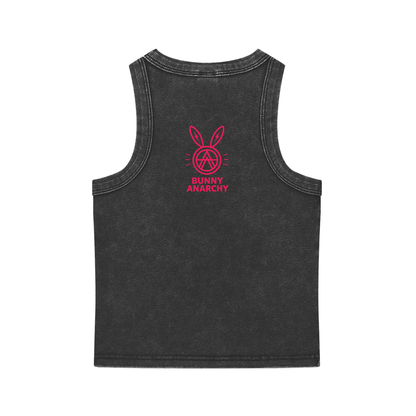 Bunny Anarchy Snow Washed Tank Top