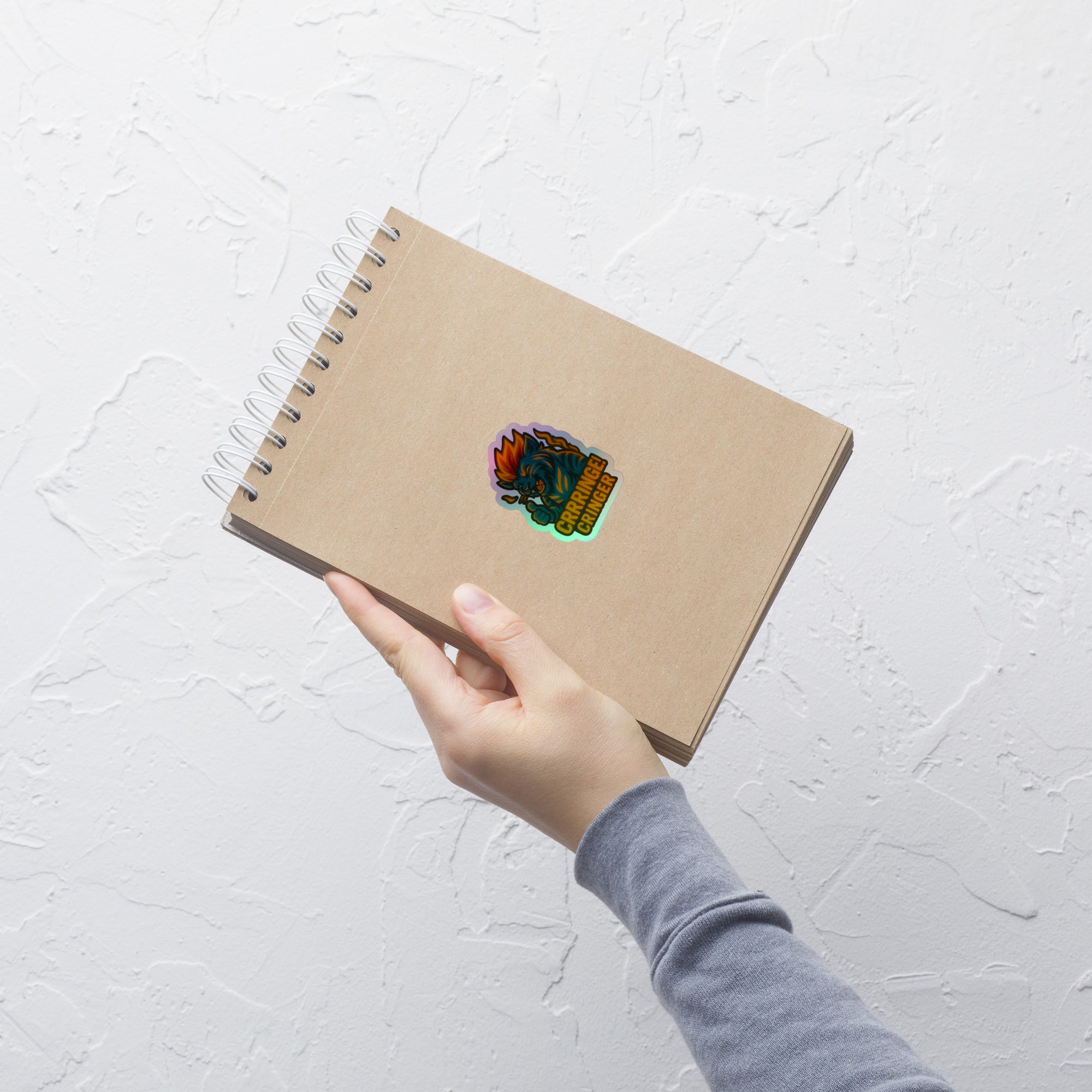CRRRINGE! – Holographic, Vinyl Sticker of Judgment
